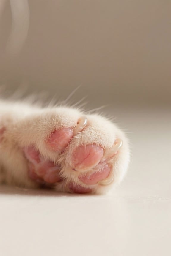 cat claw structure and maintenance