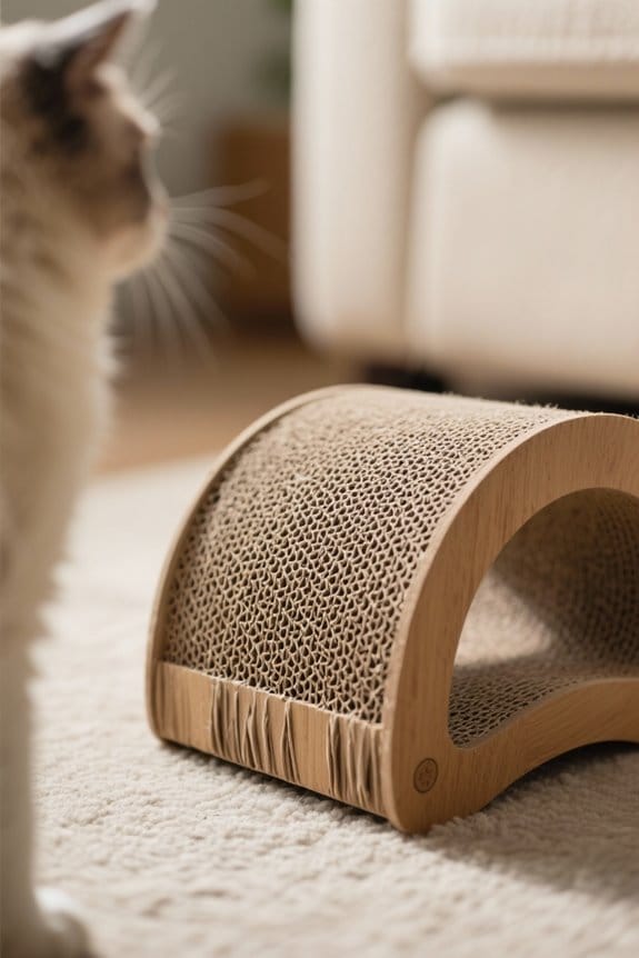 choosing a corner scratcher