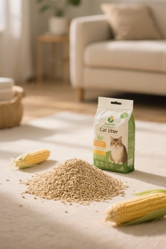 choosing corn cat litter