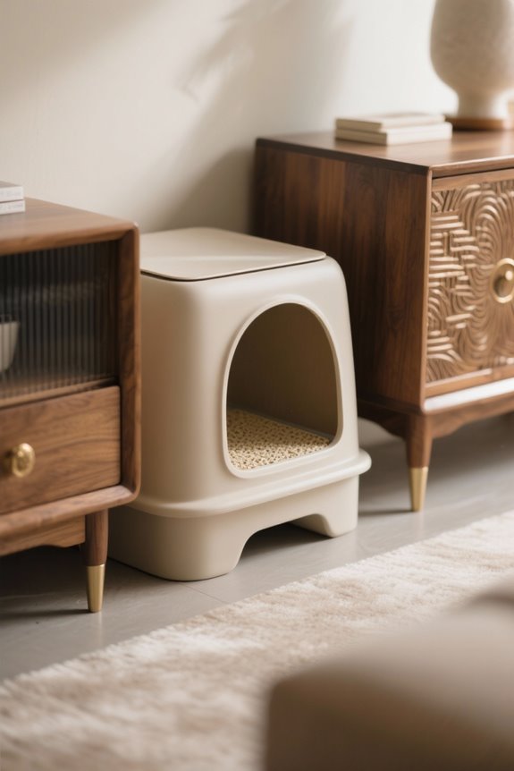 choosing suitable litter box furniture