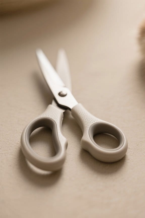 comfortable ergonomic grooming scissors