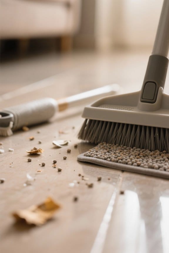 consistent litter box maintenance