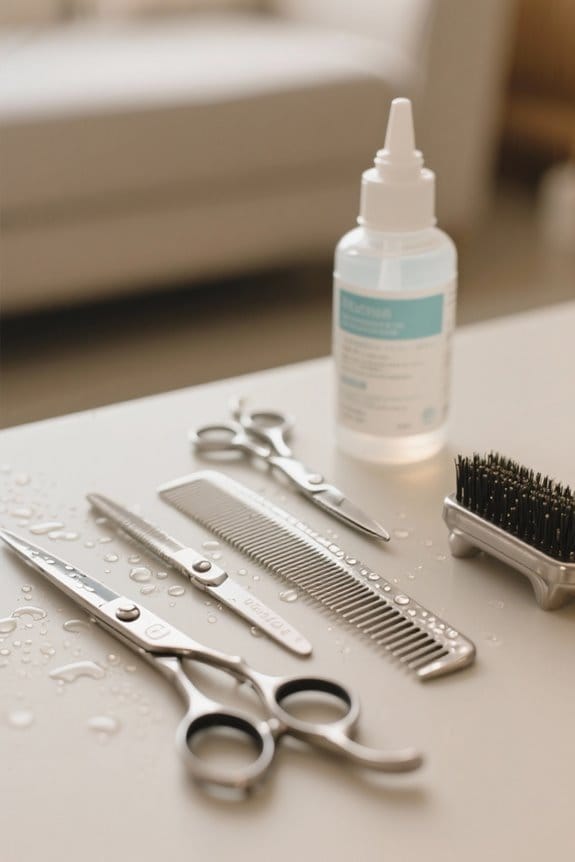 effective grooming tool sanitization