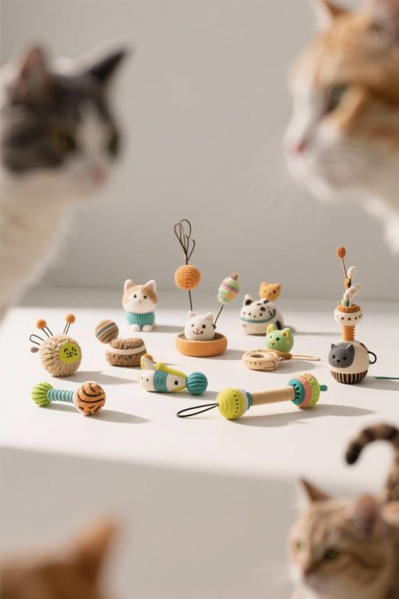 feline enrichment toys collection
