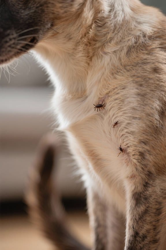 inspect for fleas regularly