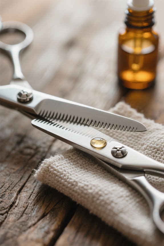 maintain scissors for longevity
