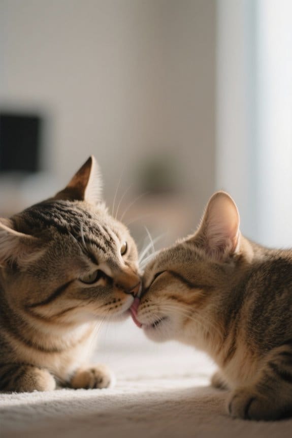 mutual grooming fosters feline trust