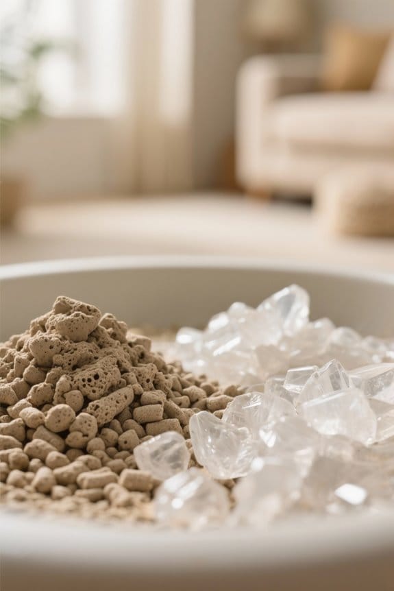 odor control clay vs silica