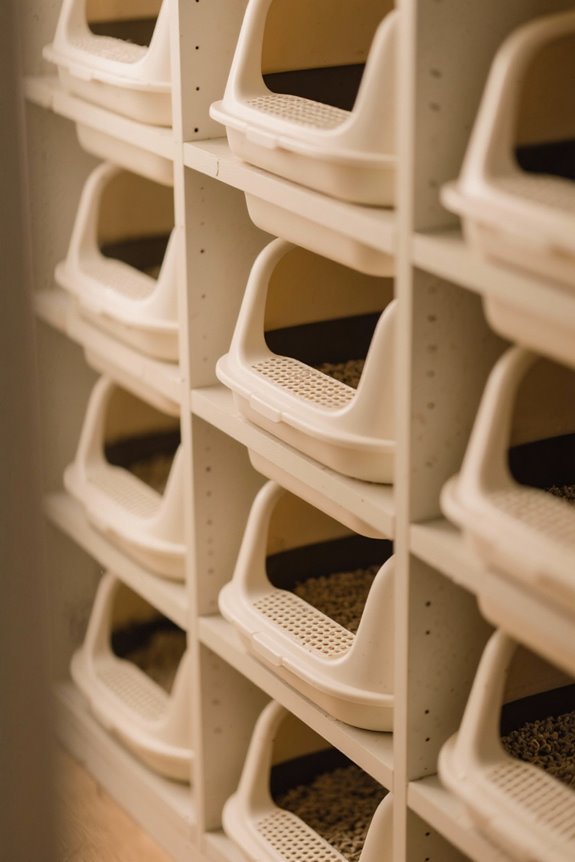 optimal litter box distribution