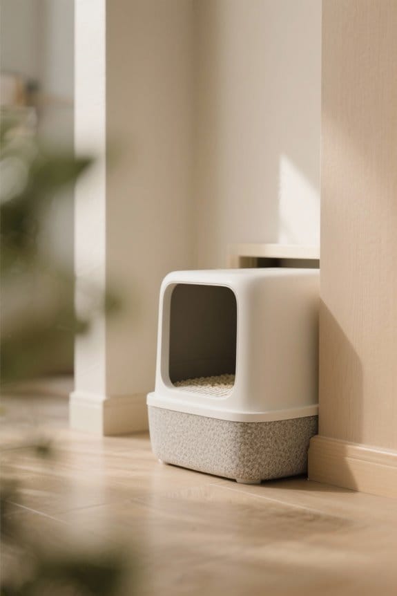optimal litter box placement