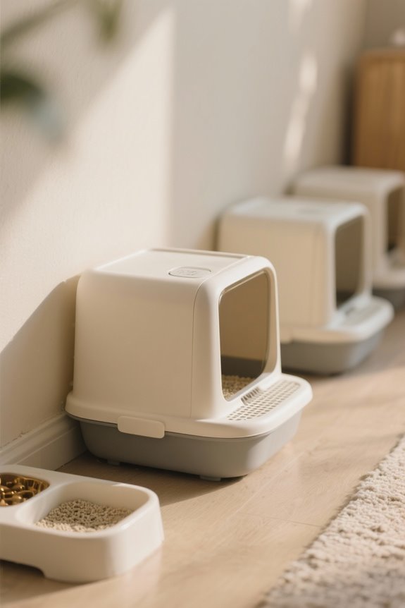 optimal litter box placement