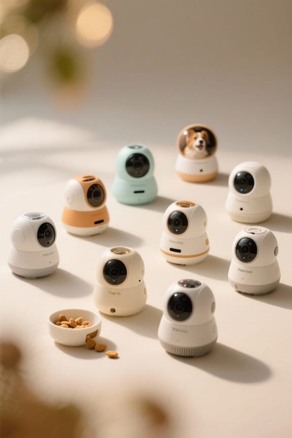 pet camera treat dispensers