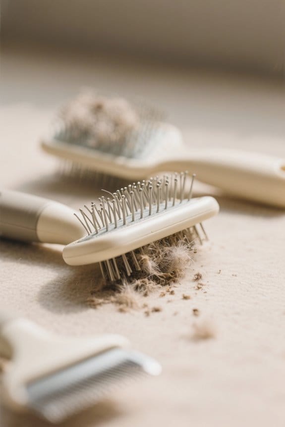 regular cat grooming tool cleaning