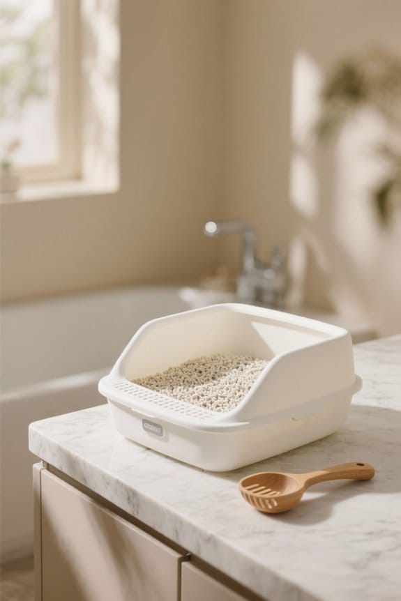 regular litter box changes