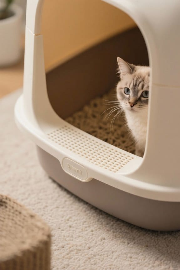 senior cat litter box considerations