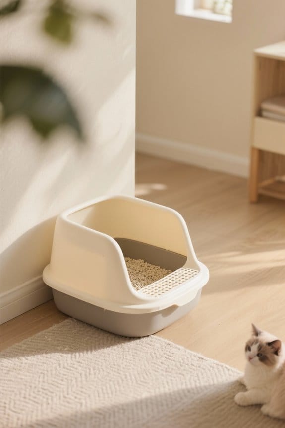 senior cat litter placement