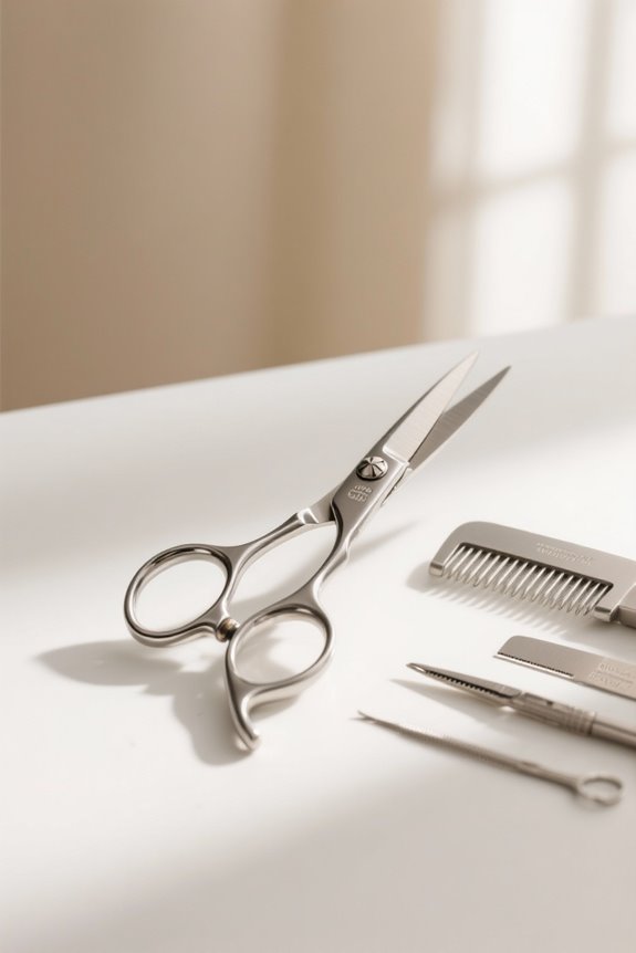 sharpen and care scissors