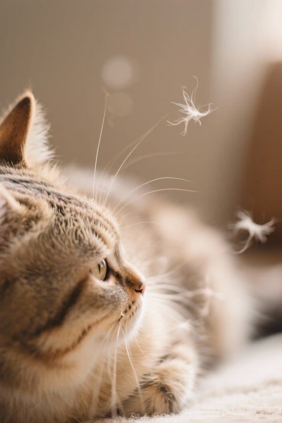 temperature affects cat shedding