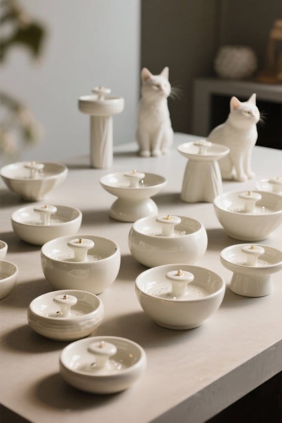 top ceramic cat fountains